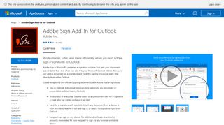 
                            8. Adobe Sign for Outlook - Microsoft AppSource