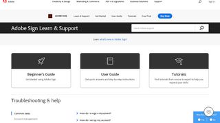 
                            6. Adobe Sign Learn & Support - Adobe Help Center