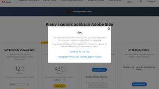 
                            11. Adobe Sign — plany i cennik dla przedsiębiorstw oraz klientów ...