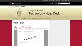 
                            12. Adobe Sign | SDSU