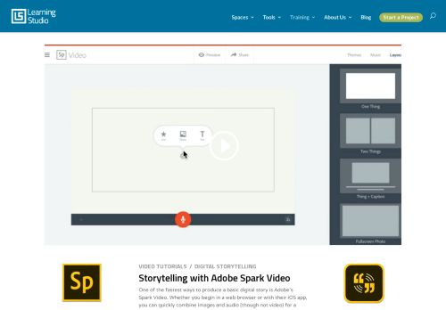 
                            13. Adobe Spark | AT&T Learning Studio - ACU Blogs