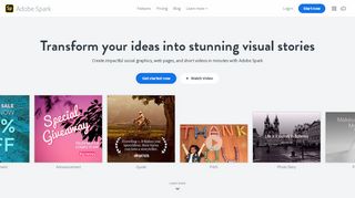 
                            13. Adobe Spark: Make Graphics, Videos and Web Pages for Free in ...