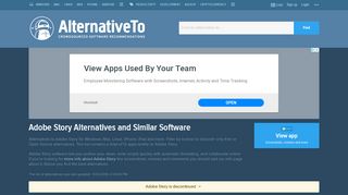 
                            10. Adobe Story Alternatives and Similar Software - AlternativeTo.net