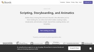 
                            5. Adobe Story | Boords