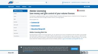 
                            11. Adobe Volume Licensing | Software Licensing | portal.shi.com
