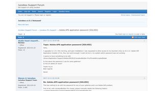 
                            13. Adobe.APS application password [SOLVED] (Page 1) — Juicebox-Pro ...
