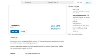 
                            8. Adobomall | LinkedIn