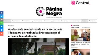 
                            13. Adolescente se electrocuta en la secundaria Técnica 94 de Puebla; la ...