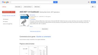 
                            13. ADO.NET 3.5 Cookbook: Building Data-Centric .NET Applications
