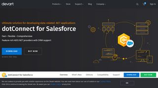
                            11. ADO.NET Provider for Salesforce with Entity Framework Support - Devart