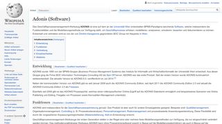 
                            9. Adonis (Software) – Wikipedia