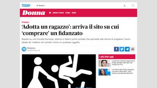 
                            12. Adotta un ragazzo', il sito su cui 'comprare' un fidanzato - Today