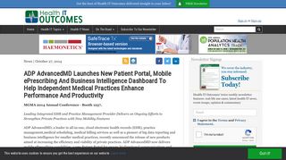 
                            10. ADP AdvancedMD Launches New Patient Portal Mobile ePrescribing ...