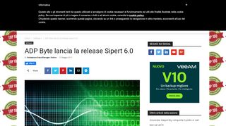 
                            10. ADP Byte lancia la release Sipert 6.0 - Data Manager Online