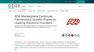 
                            7. ADP Marketplace Continues Tremendous Growth Thanks to Leading ...