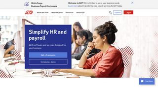 
                            1. ADP Official Site | Payroll, HR and Tax Services