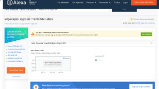 
                            11. Adpackpro-login.de Traffic, Demographics and Competitors - Alexa