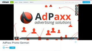 
                            13. AdPaxx Promo German on Vimeo