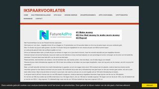 
                            5. Adpro / FutureNet | Ik spaar voor later