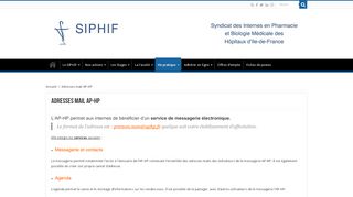 
                            6. Adresses mail AP-HP - siphif