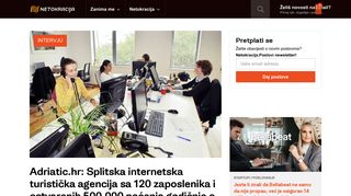 
                            11. Adriatic.hr: Splitska internetska turistička agencija sa 120 zaposlenika ...