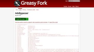 
                            13. AdsBypasser - Source code - Greasy Fork