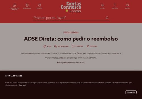 
                            12. ADSE Direta: como pedir o reembolso - Contas Connosco