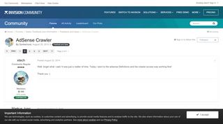 
                            9. AdSense Crawler - Page 2 - Feedback and Ideas - Invision Community