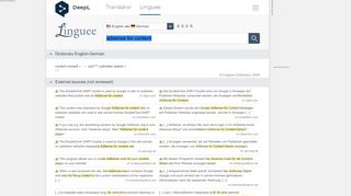 
                            10. Adsense for content - German translation – Linguee