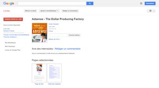 
                            11. Adsense - The Dollar Producing Factory
