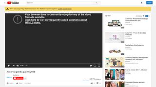 
                            11. Adservio pentru parinti 2016 - YouTube