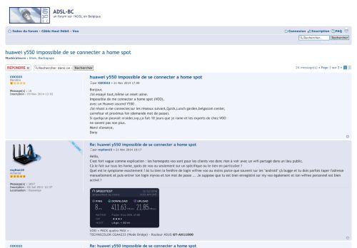 
                            12. ADSL-BC • Consulter le sujet - huawei y550 impossible de se ...