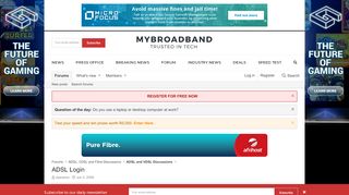 
                            6. ADSL Login | MyBroadband