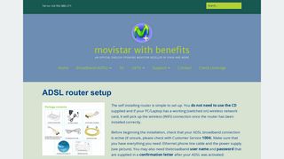 
                            10. ADSL router setup – movistar with benefits
