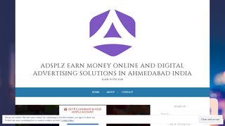 
                            2. Adsplz Earn money online and Digital Advertising Solutions in ...