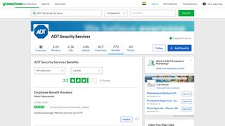 
                            8. ADT Security Services Employee Benefits and Perks | Glassdoor.co.in