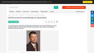 
                            5. ADTECH ernennt Country Manager für Deutschland - ADTECH GmbH ...