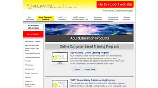 
                            4. Adult Education Products - Essential Education