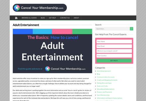 
                            9. Adult Entertainment Archives - Cancel Your Membership