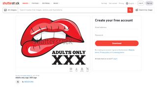 
                            6. Adults Only Sign XXX Sign Stock Vector (Royalty Free) 247139185 ...