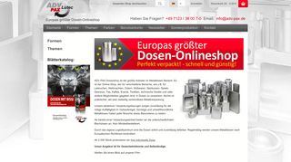 
                            3. ADV Dosenshop