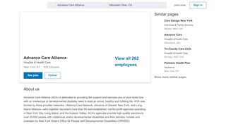 
                            7. Advance Care Alliance | LinkedIn
