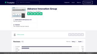 
                            9. Advance Innovation Group Reviews | Read Customer Service ...