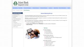 
                            3. Advance Services: Internet Banking Service - Islami Bank