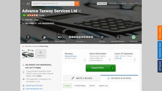 
                            2. Advance Taxway Services Ltd - Justdial