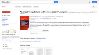 
                            10. Advanced Computational and Communication Paradigms: Proceedings of ...