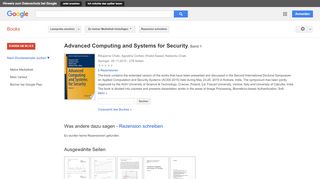 
                            13. Advanced Computing and Systems for Security