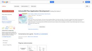 
                            12. AdvancED Flex Application Development: Building Rich Media X