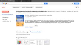 
                            9. Advanced Informatics for Computing Research: First International ...