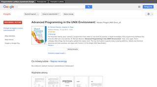 
                            13. Advanced Programming in the UNIX Environment: Advanc Progra UNIX ... - Wynik z Google Books
